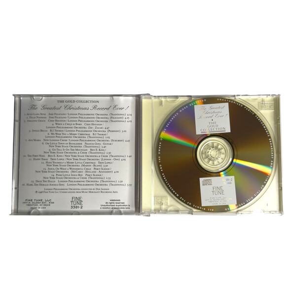 The Greatest Christmas Record Ever! – Gold Collection 1998 Fine Tune CD Holiday - Picture 3 of 7